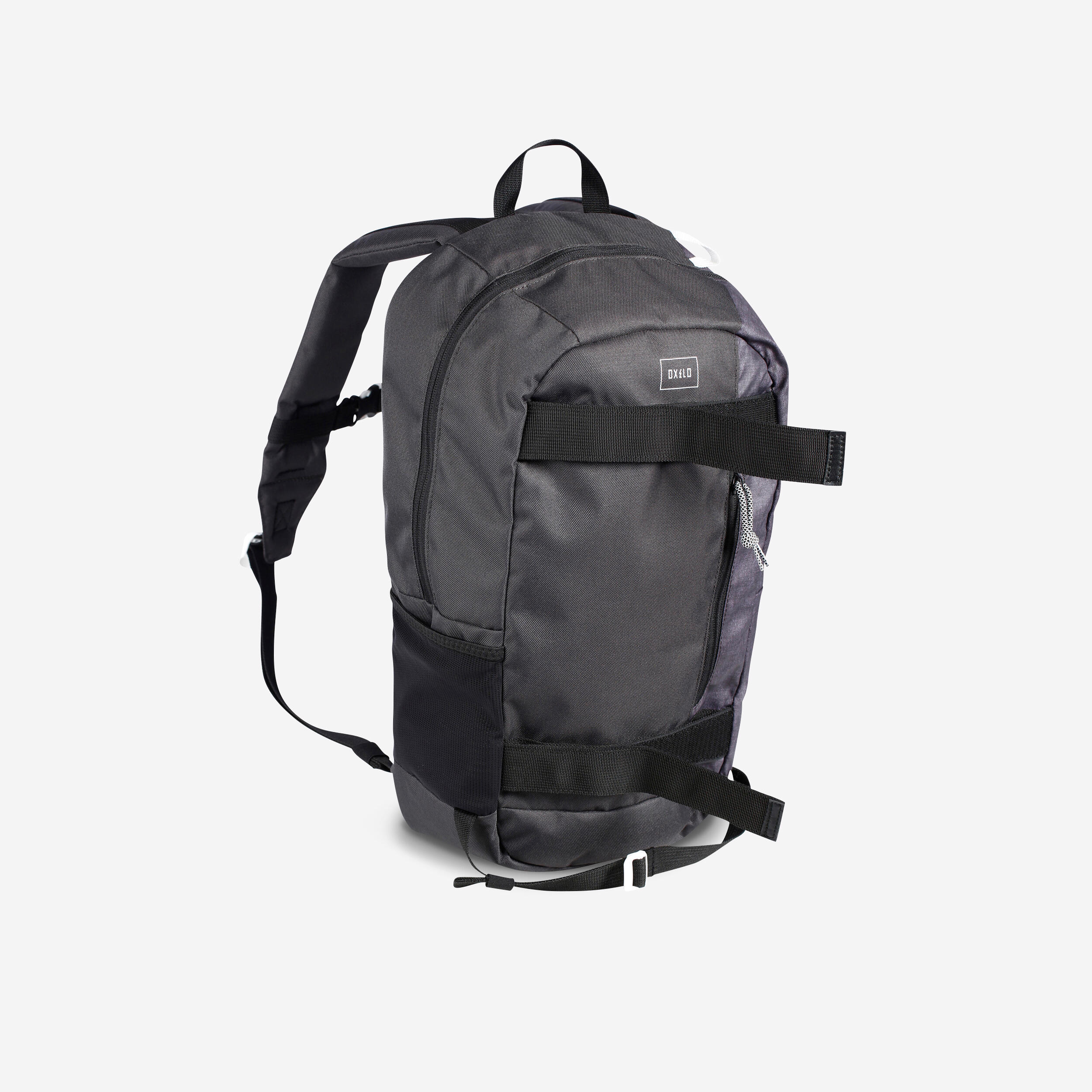 SkaterRucksack Mid 23L schwarzmeliert Oxelo DECATHLON