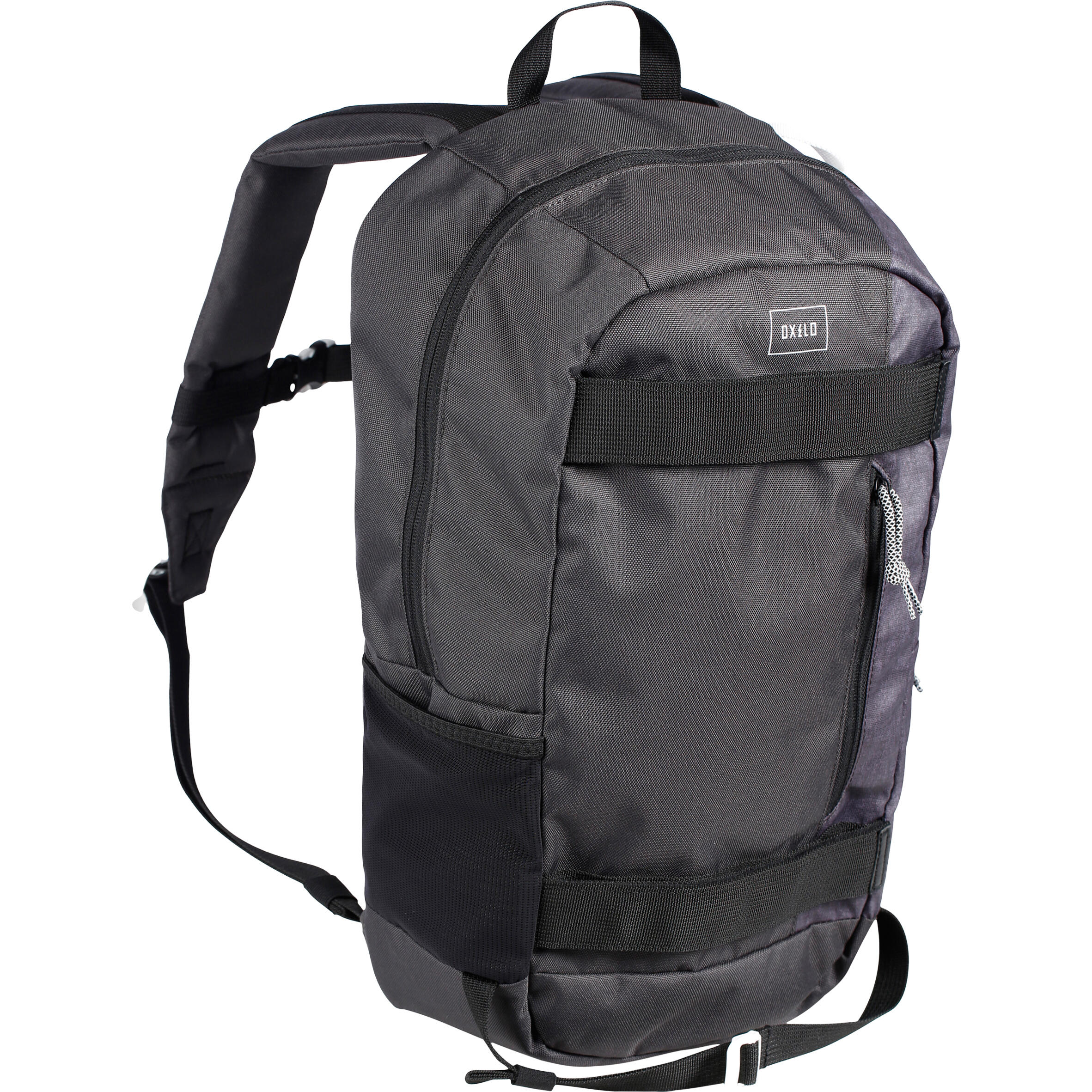 23L Skateboarding Backpack Mid Black Decathlon