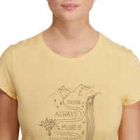 NH500 Women’s Country Walking T-Shirt - Yellow