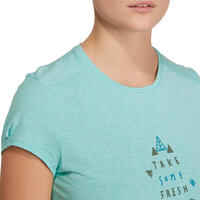 Women’s NH500 Country Walking T-shirt - Turquoise