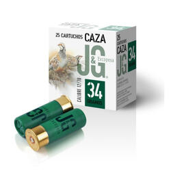 Cartucho Caza JG Caza Calibre 12/70 34g