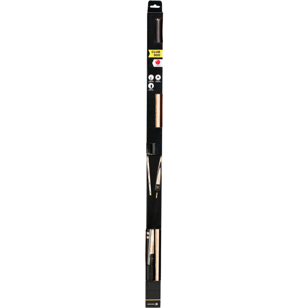 3/4-Jointed 2-Piece Snooker and Billiards Cue and Extension Club 900