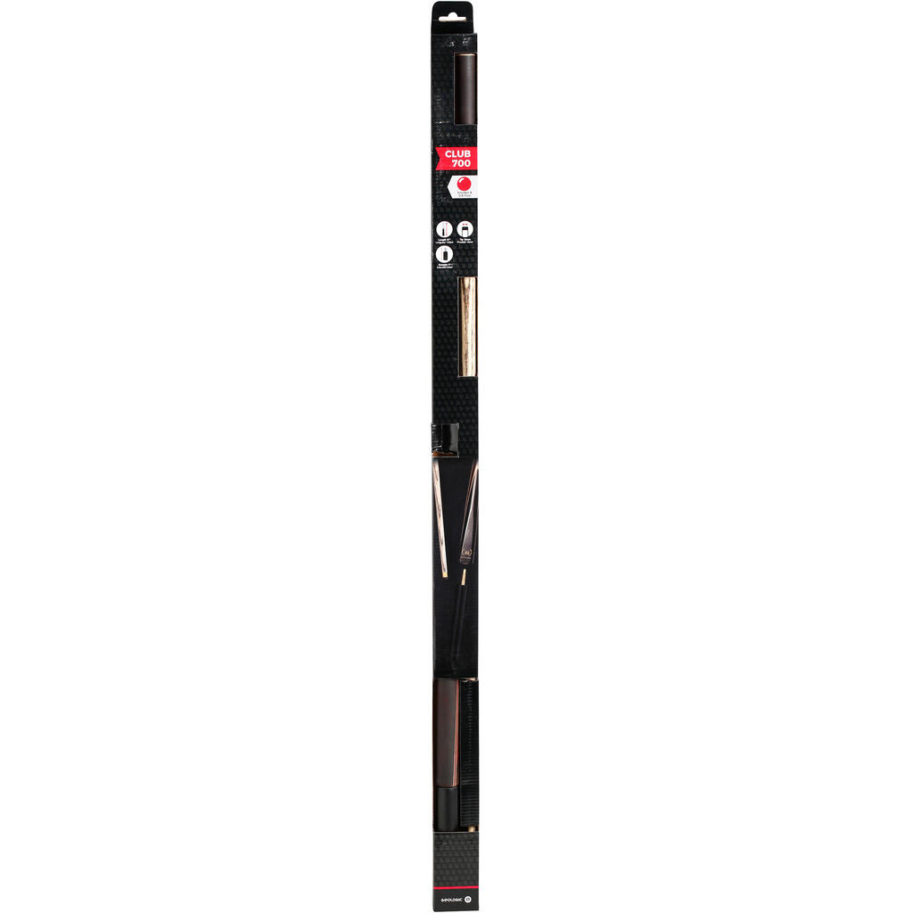 Club 700 Snooker/UK Cue in 2 Parts, 3/4 Jointed Extension