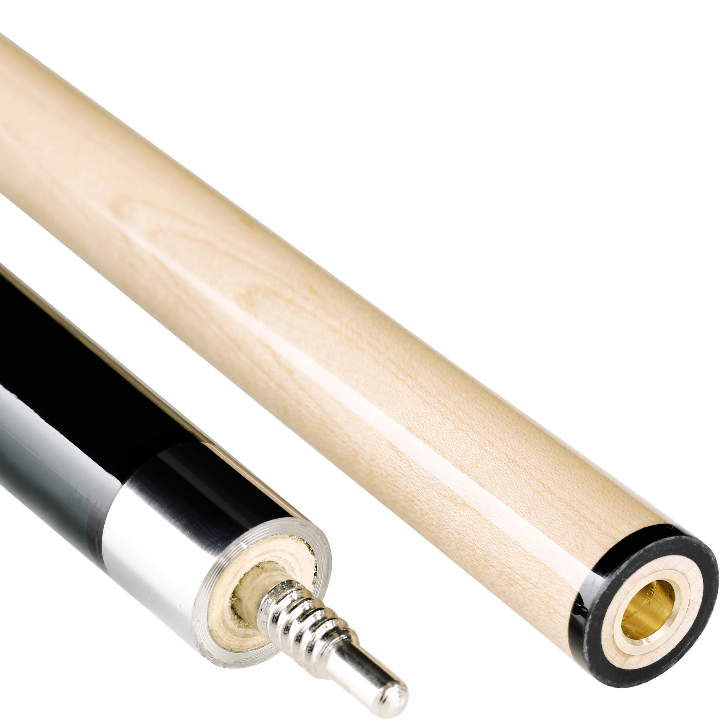 Club 700 American Pool Cue in 2 Parts, 1/2 Jointed - White 9/12