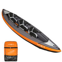 Kayak inflable de travesía 3 puestos itiwit