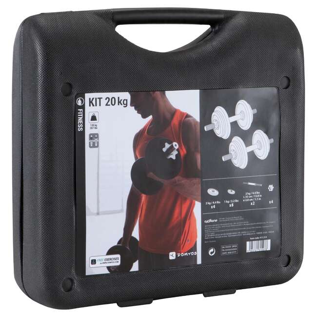 SET UTEGA ZA BODYBUILDING 20 kg Decathlon