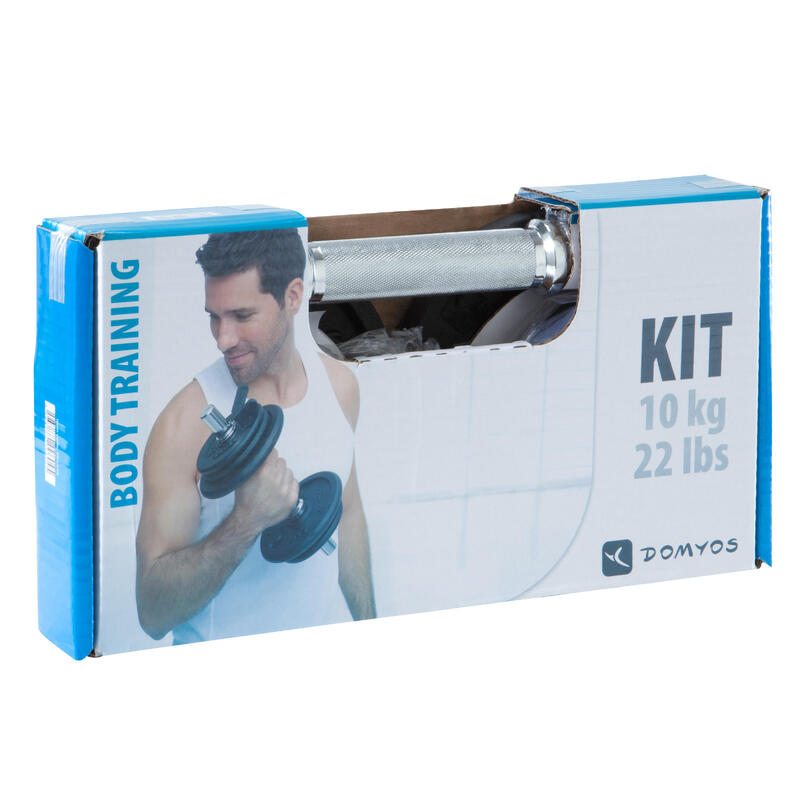 Kit haltères musculation kit 10 kg