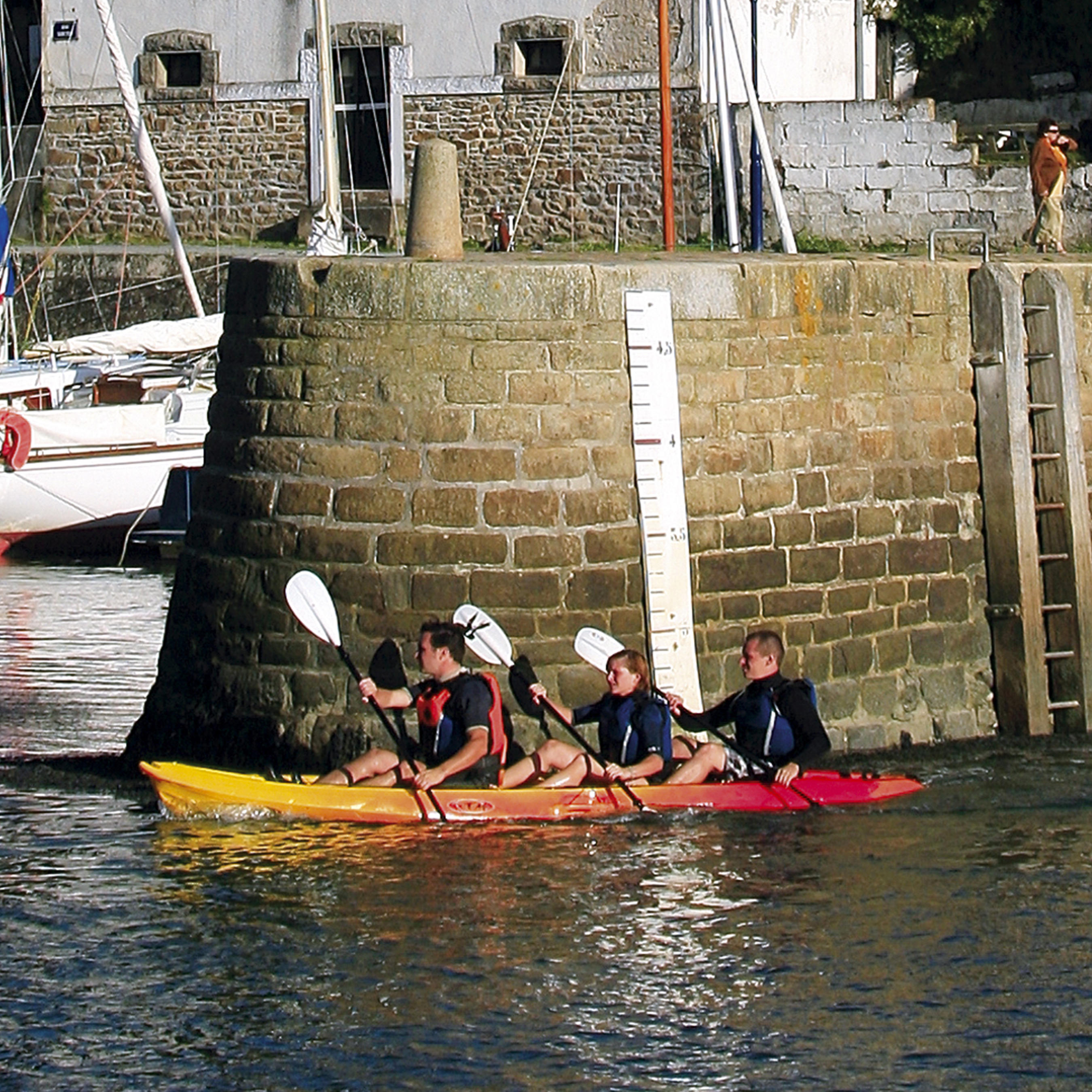 Canoë kayak rigide Ocean Quatro 4 places (2 adultes + 2 enfants) Rotomod 15/15