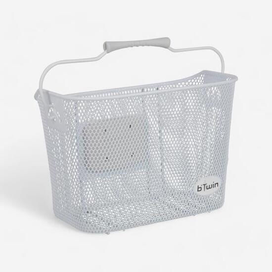 PANIER VÉLO ENFANT EN MÉTAL BLANC PANIER VÉLO ENFANT EN MÉTAL BLANC