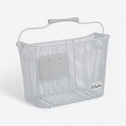 PANIER VÉLO ENFANT MÉTAL BLANC