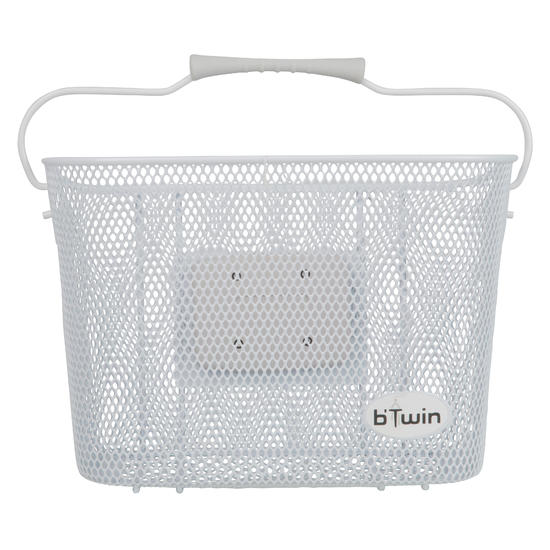 PANIER VÉLO ENFANT EN MÉTAL BLANC PANIER VÉLO ENFANT EN MÉTAL BLANC