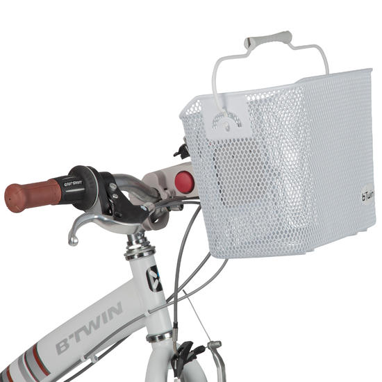PANIER VÉLO ENFANT EN MÉTAL BLANC PANIER VÉLO ENFANT EN MÉTAL BLANC