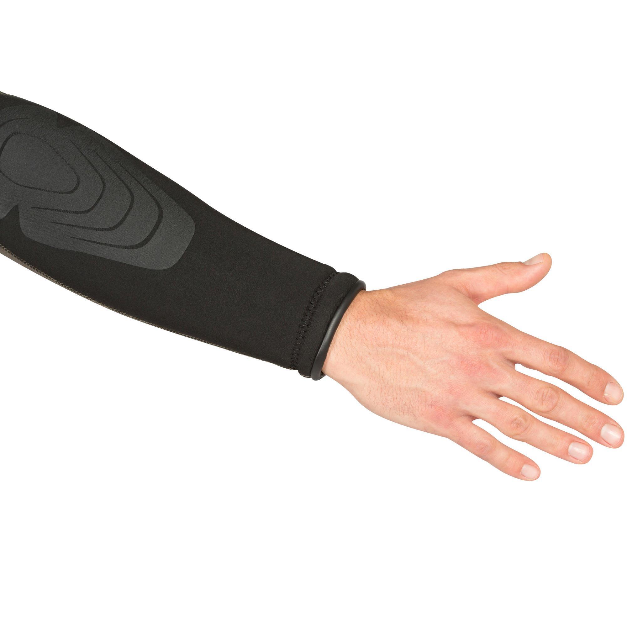 Uomo Giacca da caccia subacquea in neoprene 7 mm - SPF 500 kaki