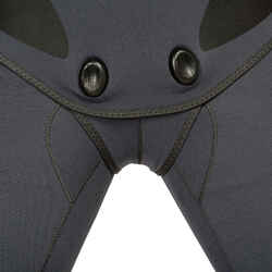 Μπλούζα στολής βελουτέ από νεοπρένιο 3 mm για ψαροντούφεκο SPF 100-Γκρι/Μπλε