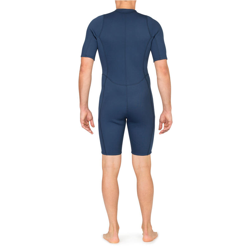 Shorty de snorkeling 100 homme bleu