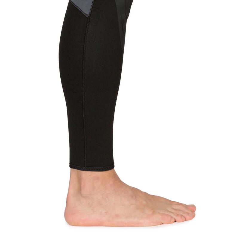 Neoprenhose Herren Freitauchen Neopren 3 mm - SPF500 grau