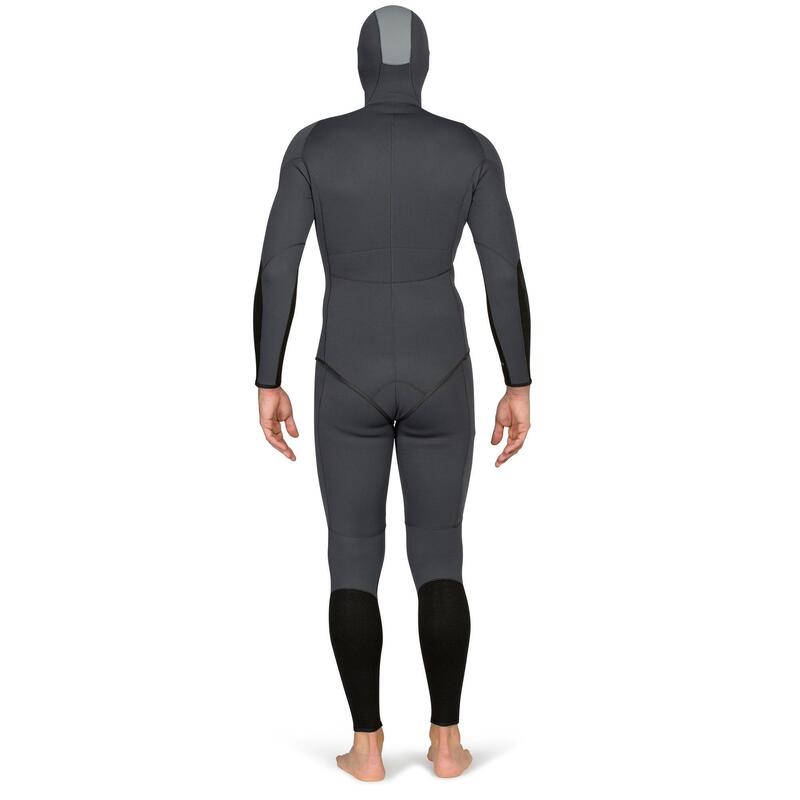 Chaqueta Pesca submarina SPF Hombre Gris Neopreno 3 mm