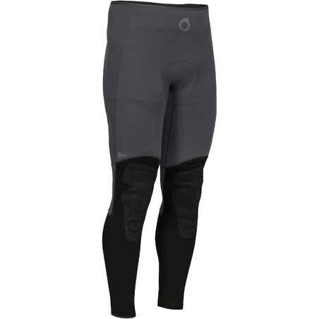 Men's 3 mm neoprene trousers SPF 500 grey