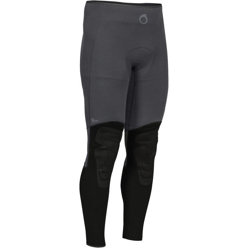 Pantalón Pesca Submarina SPF 500 Hombre Gris Neopreno 3 mm