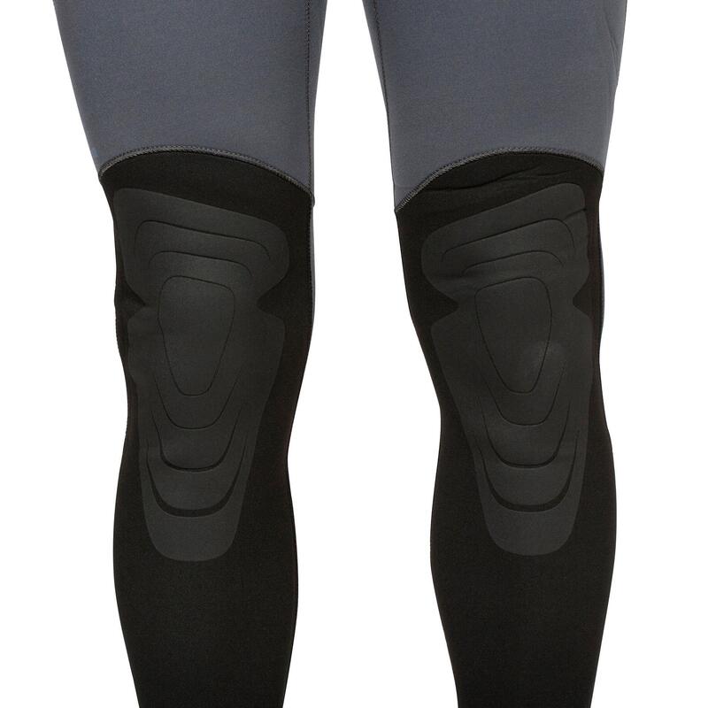 Pantalón Pesca Submarina SPF 500 Hombre Gris Neopreno 3 mm