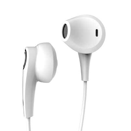 ONear 300 Wired Sports Earphones with Micro - White Leather