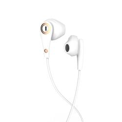 Ecouteurs sports filaires avec micro ONear 300 Blanc Cuivre