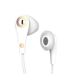 ONear 300 Wired Sports Earphones with Micro - White Leather