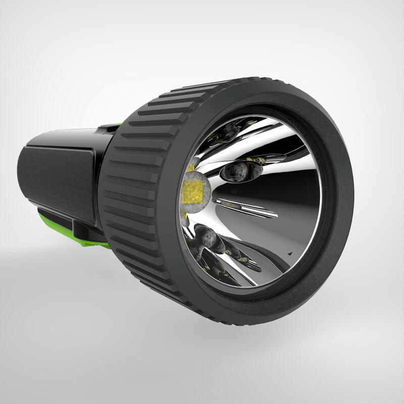 Lampe torche autonome étanche - DYNAMO 300 WP noire - 35 lumens