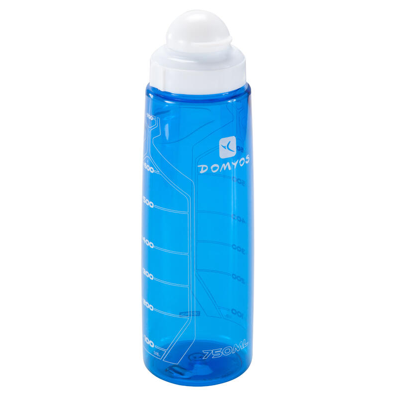 Bidon fitness 750 ml bleu