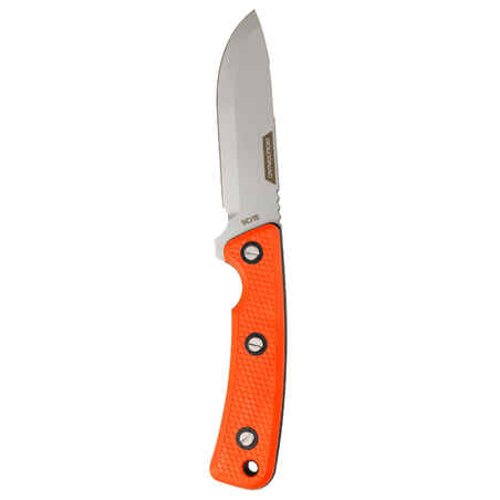 Oranžen lovski nož s fiksnim rezilom SIKA 90 (9 cm)