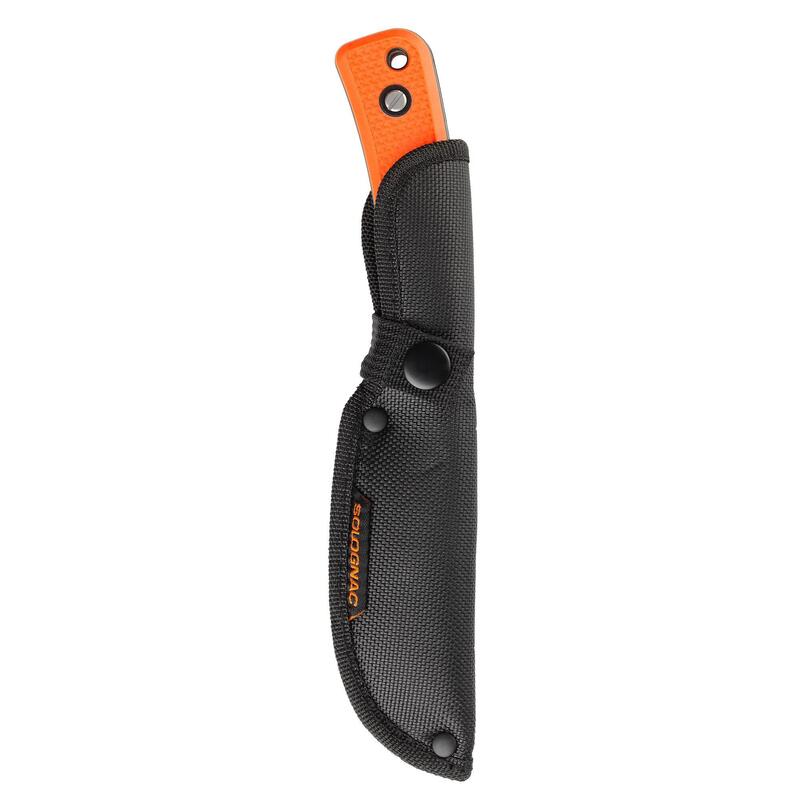 Couteau chasse Fixe 9cm Grip Orange Sika 90