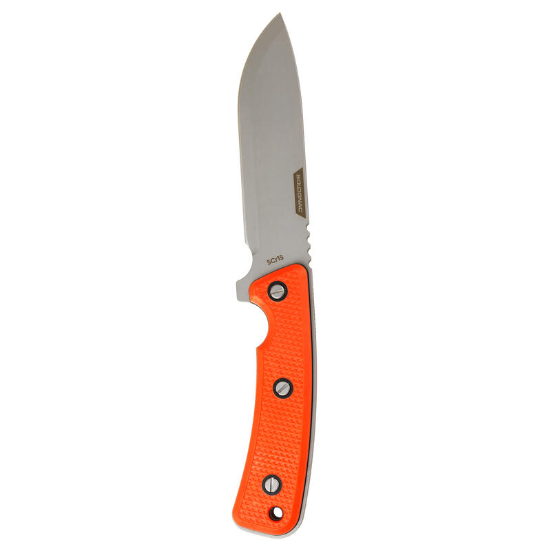 Couteau Chasse Fixe 13cm Grip orange Sika 130