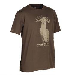 T-shirt manches courtes chasse 100 Cerf