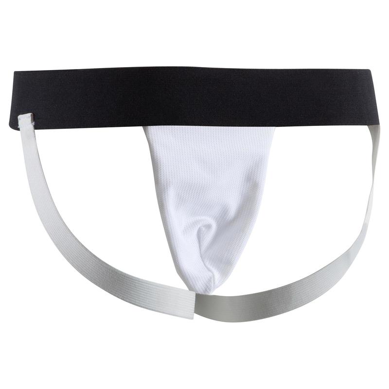 100 Jockstrap with Groin Guard - White 