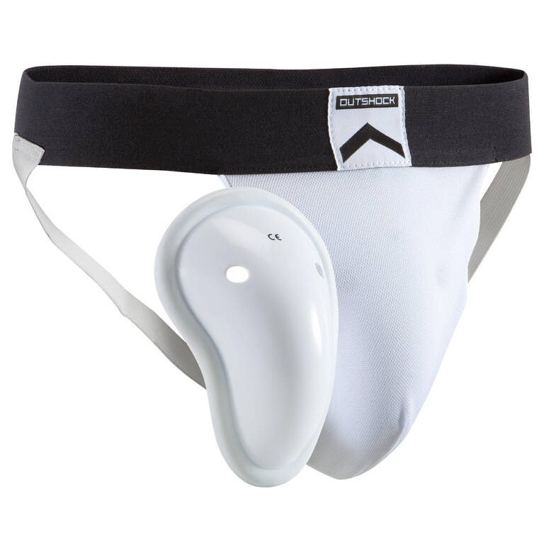 Men's Groin Guard Slipee 100 - White