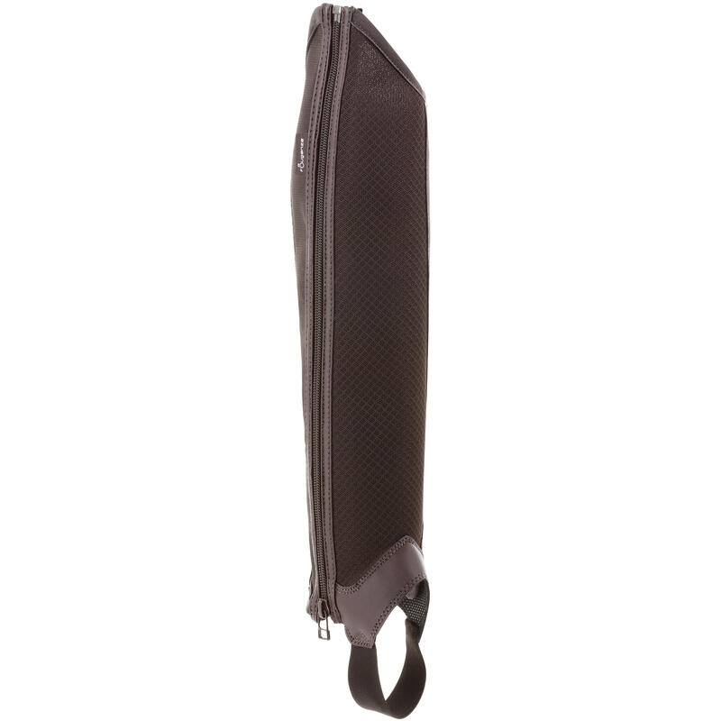 Mini-jambières équitation adulte 100 MESH marron Mini-jambières équitation adulte 100 MESH marron