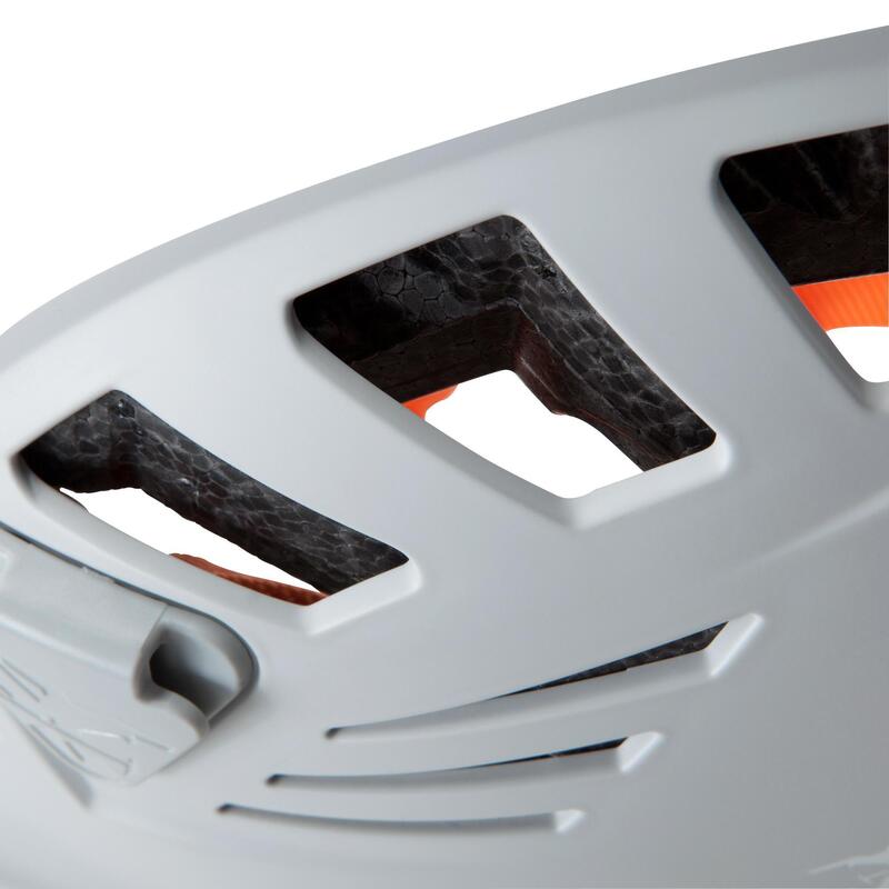 Helm voor klimmen en alpinisme Rock grijs