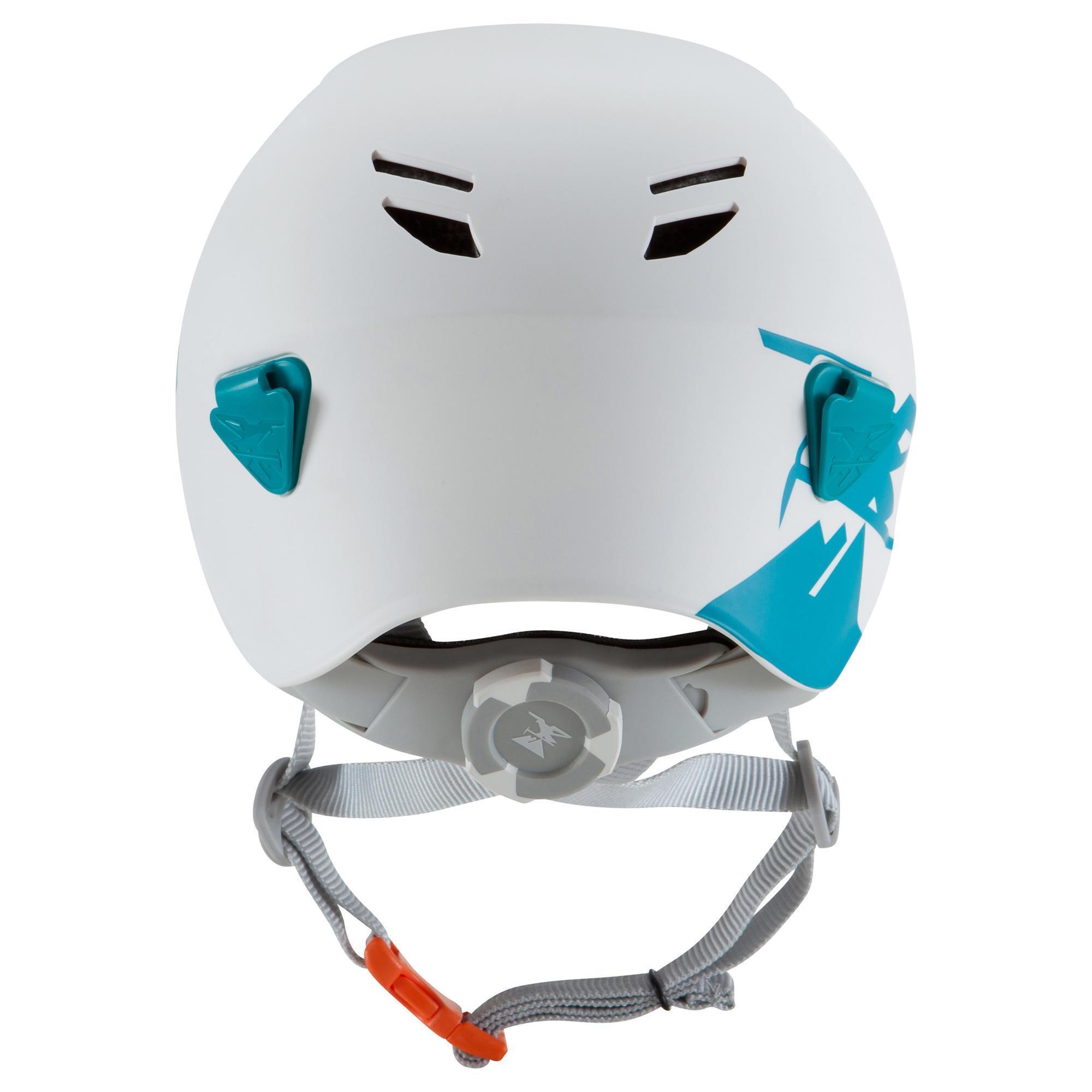 CLIMBING AND MOUNTAINEERING HELMET - ROCK  WHITE 6/8