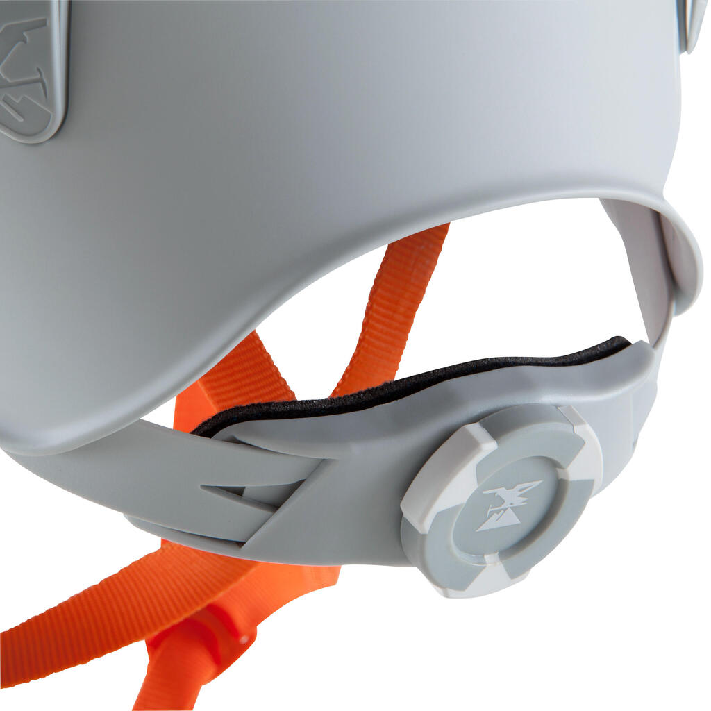 CLIMBING AND MOUNTAINEERING HELMET -  ROCK GREY