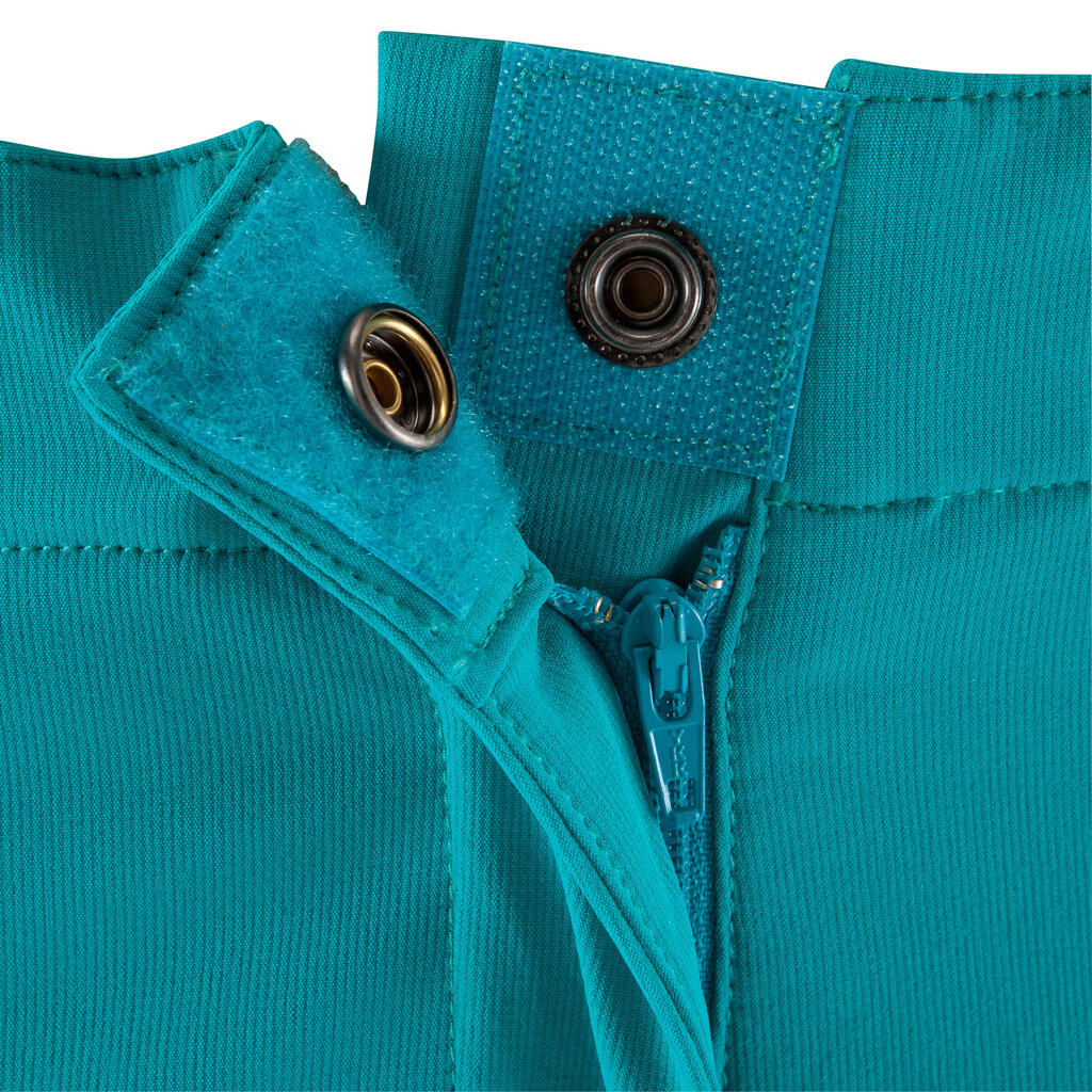 Women's Rock Pants - Turquoise and Cosmos Blue