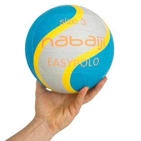 М'яч для водного поло Easypolo, розмір 3 - Сірий/Синій
