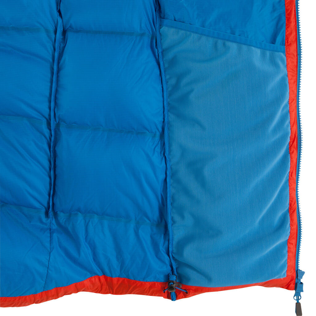 Pánska horolezecká páperová bunda Makalu červená