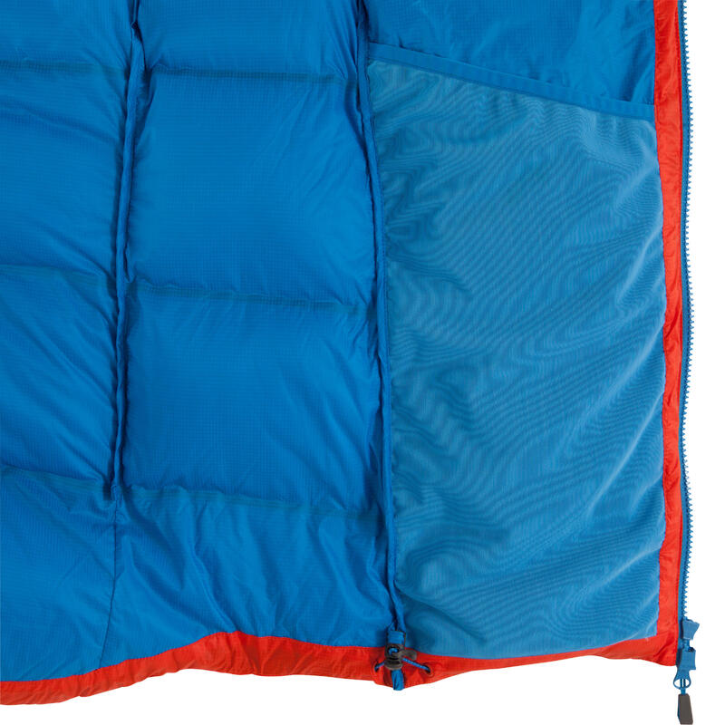 Men's mountaineering down jacket MAKALU red SIMOND Decathlon