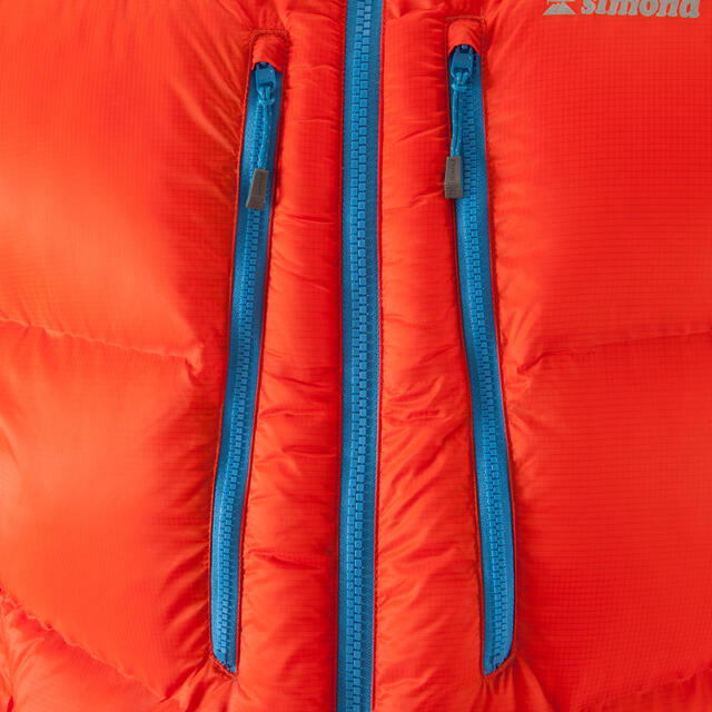 Men's mountaineering down jacket - MAKALU red SIMOND | Decathlon