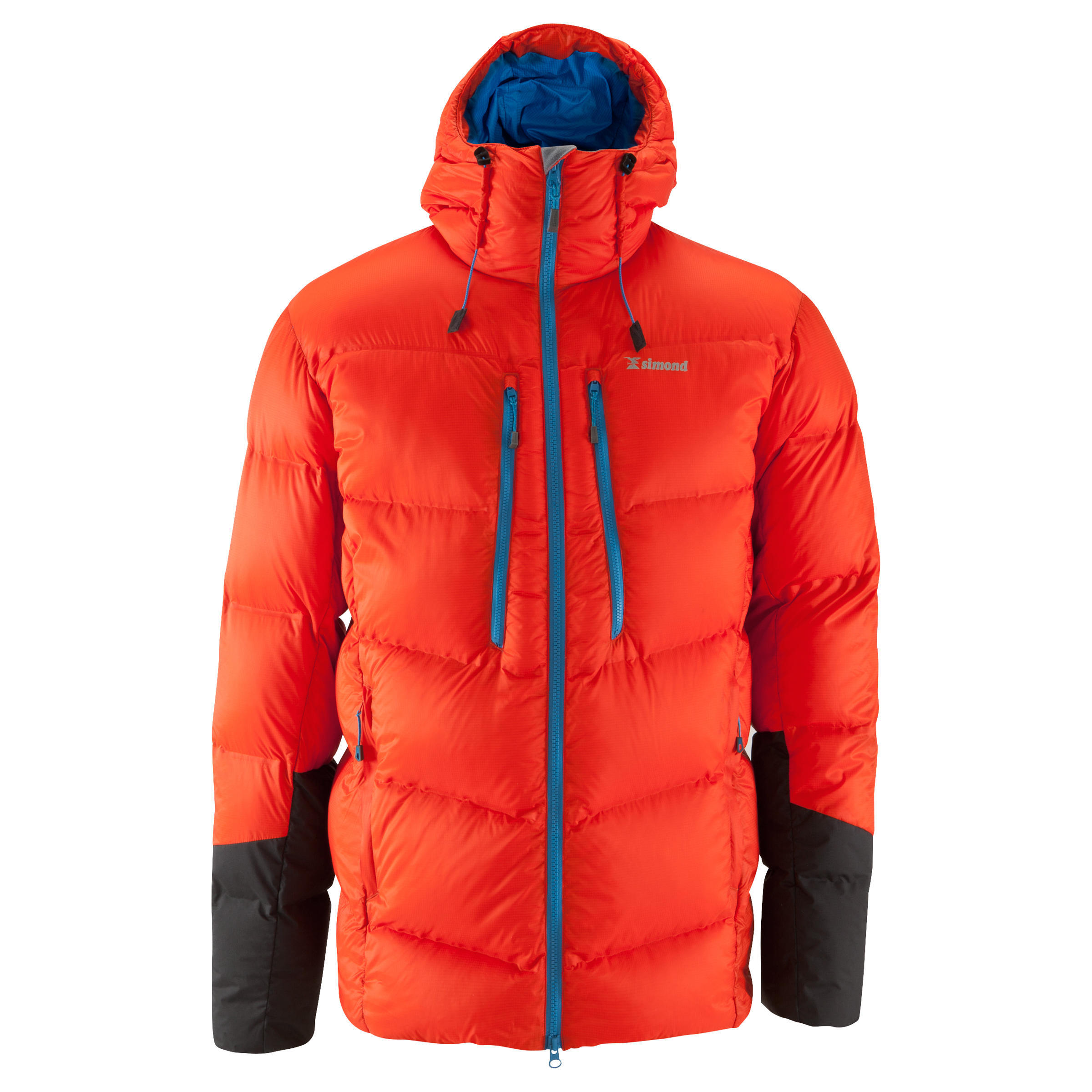 Men's mountaineering down jacket - MAKALU red 4/12