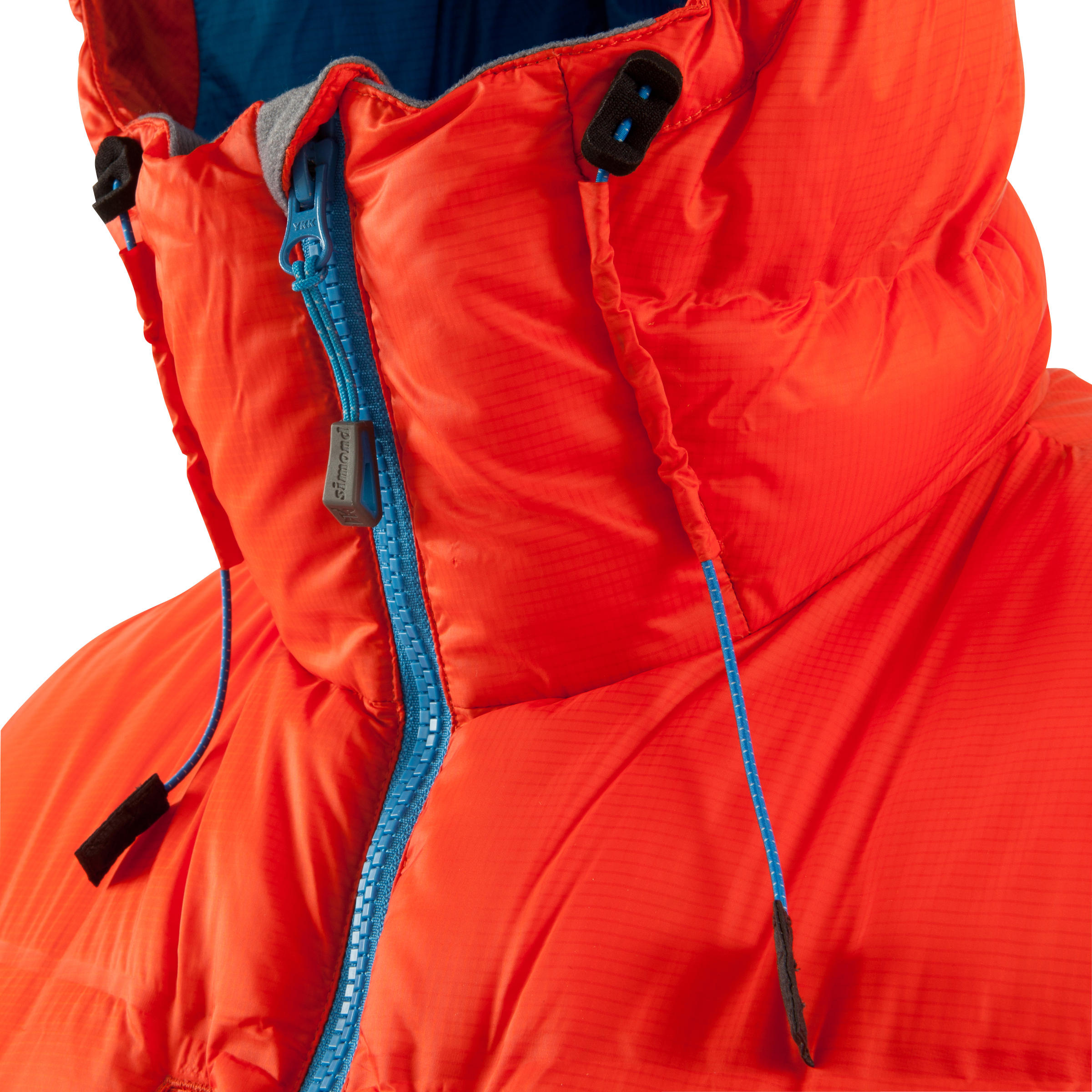 Men's mountaineering down jacket - MAKALU red 9/12