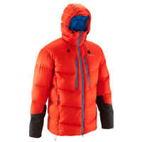 Pánska horolezecká páperová bunda makalu červená