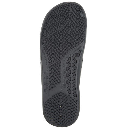 Sive muške sandale za bazen SLAP 100 BASIC