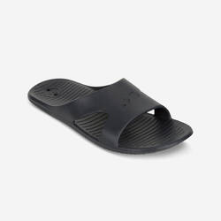 Sandal Renang Pria SLAP 100 BASIC Abu-abu