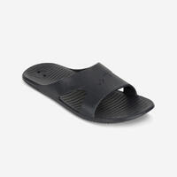 Sive muške sandale za bazen SLAP 100 BASIC